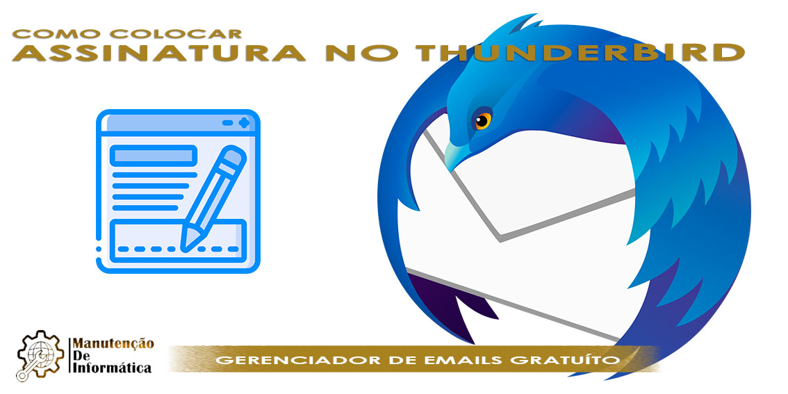 Como colocar assinatura no Thunderbird